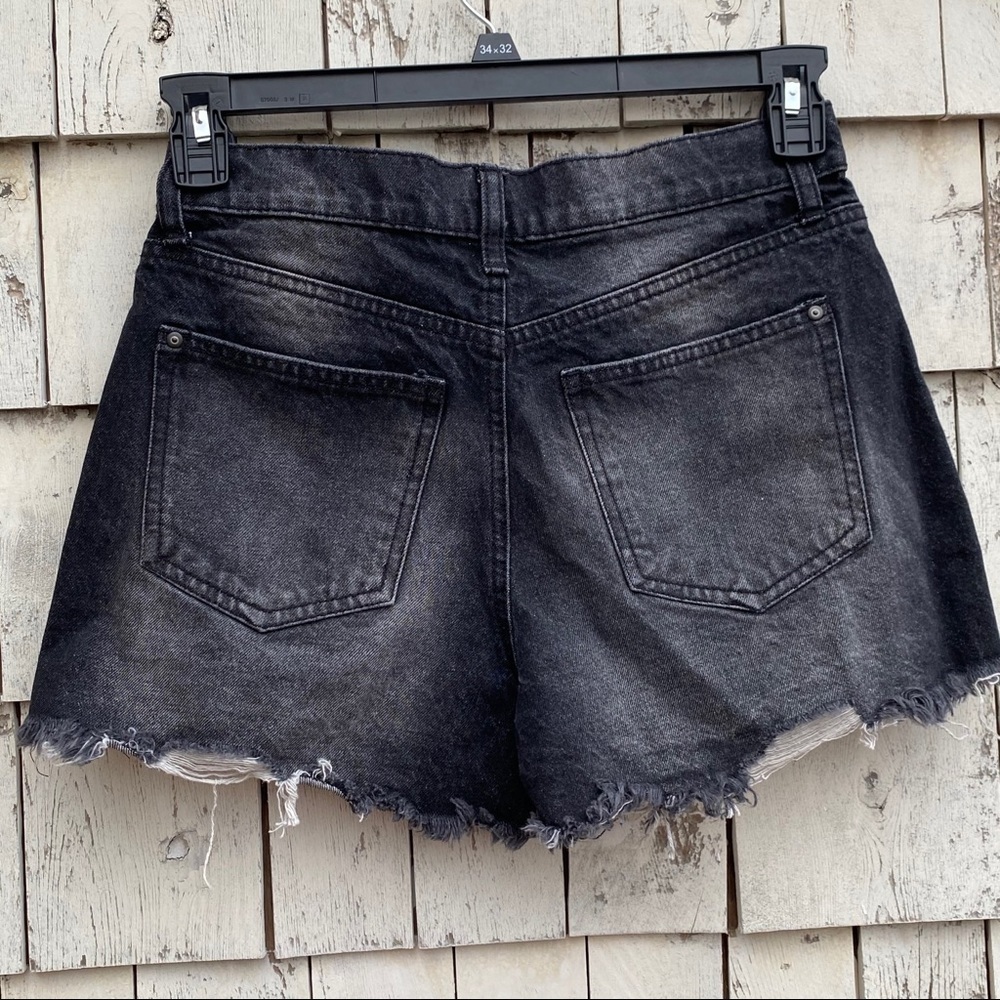 NOBO High Rise Distressed Shorts - Picture 2 of 3